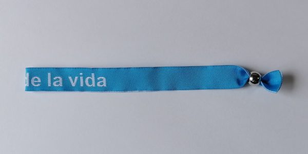 Pulsera azul "Disfruta de la Vida" - Imagen 3