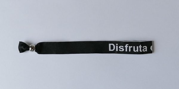 Pulsera negra "Disfruta de la Vida" - Imagen 2