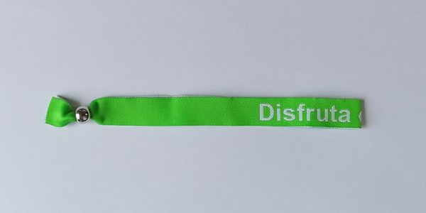 Pulsera verde "Disfruta de la Vida" - Imagen 2