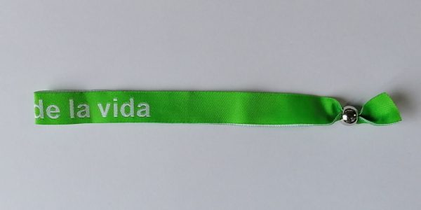 Pulsera verde "Disfruta de la Vida" - Imagen 3